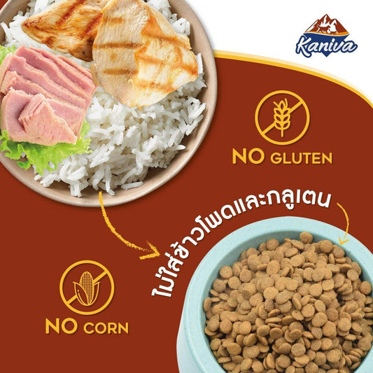 Kaniva Chicken, Tuna & Rice Cat Dry food For Cats Over 4 Months 3.2kg