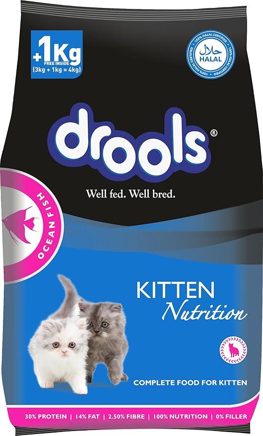 Drools Kitten Dry Cat Food Ocean Fish, 3kg