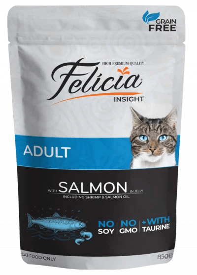 Felicia No Grain Pouch Adult Salmon 85g