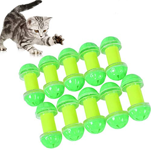 Cat Bell Creative Dumbbell Designed Kitten Bell Toy Cat Jingle Bell Cat Toy Bell