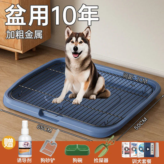 Stainless Steel Stepping Plate Dog Toilet Runpin 65/50cm Separate Design Easy to Disassemble Easy to Clean Dog Toilet