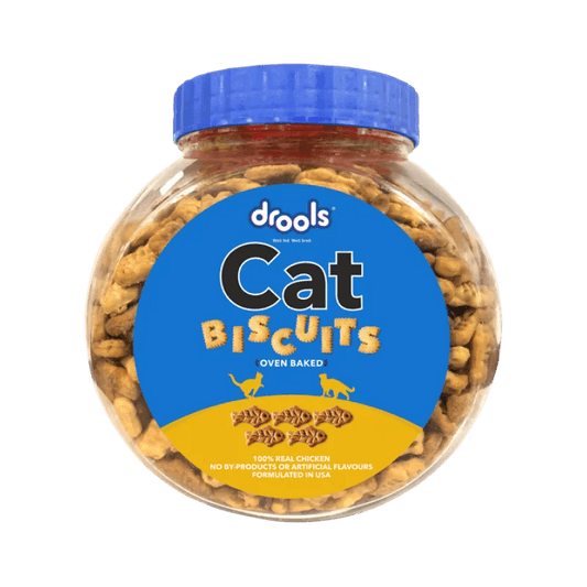 Drools Cat Treat Biscuits Real Chicken Flavor 110g Jar