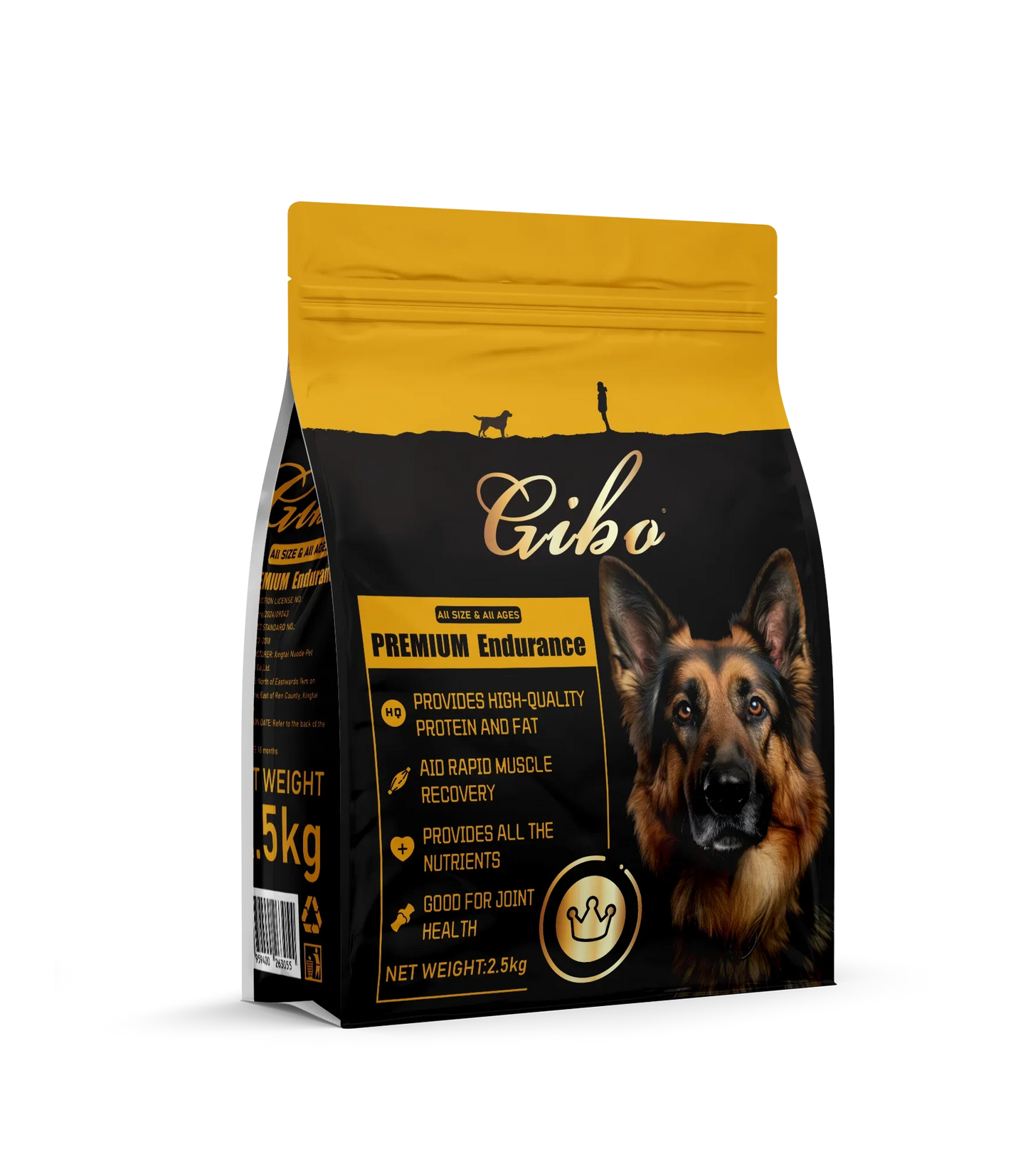 Giba Premium Endurance – Complete Dog Food (2.5kg) All Life Stages