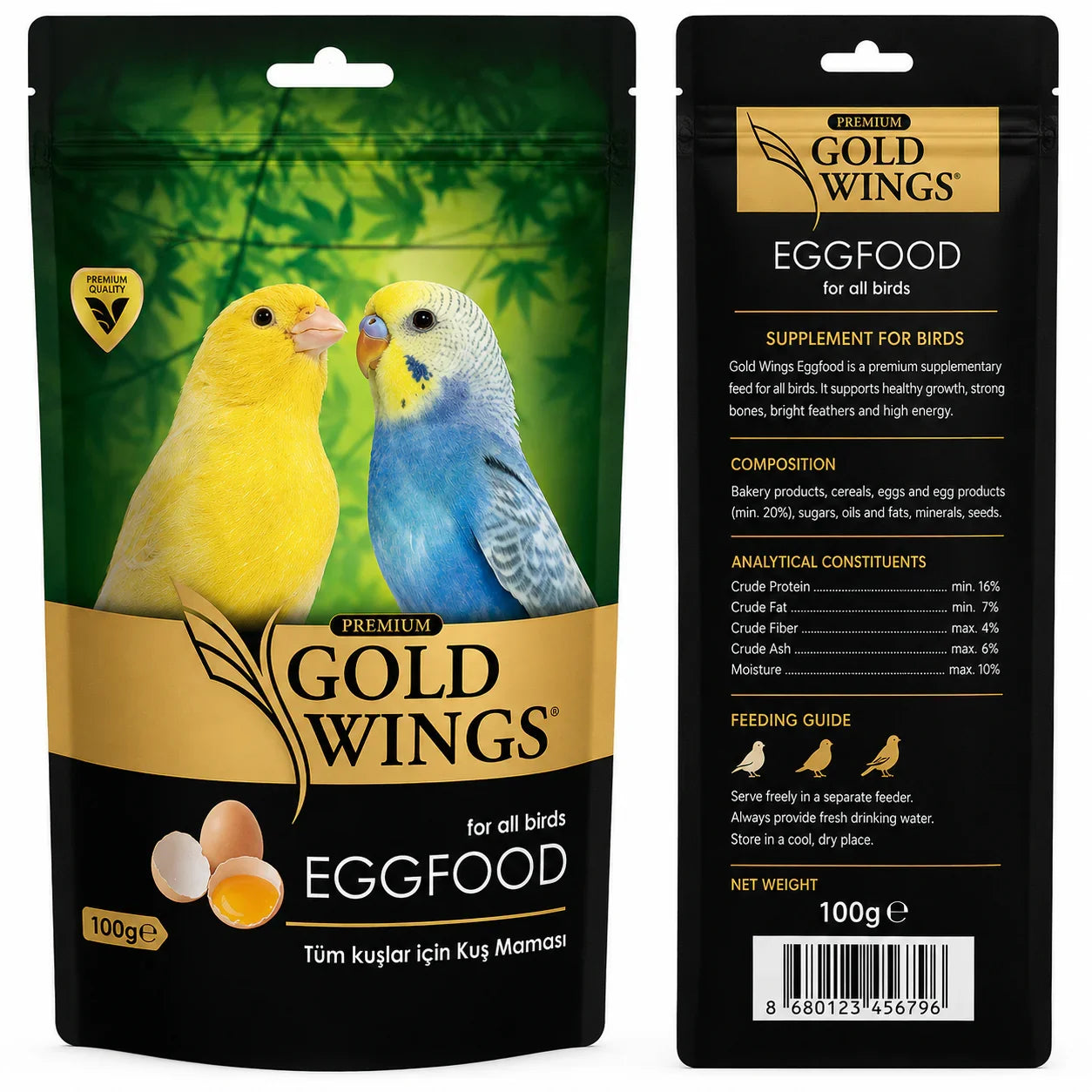 GoldWings Premium Bird EggFood (100gm)