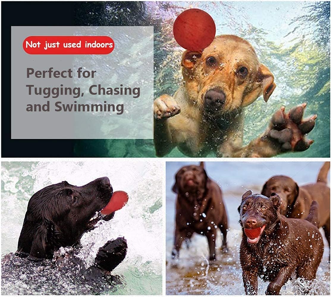 Pet balls Pet rubber toys Pet chew balls Dog bitting balls Rubber solid pet ball 7cm Red Color