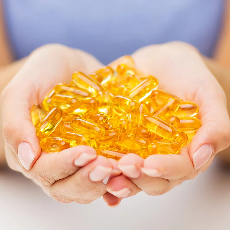 Omega-3 Fish Oil Deep Sea Fish 1200mg Capsules Softgel Enhancement of Immunity for Cats and Dogs