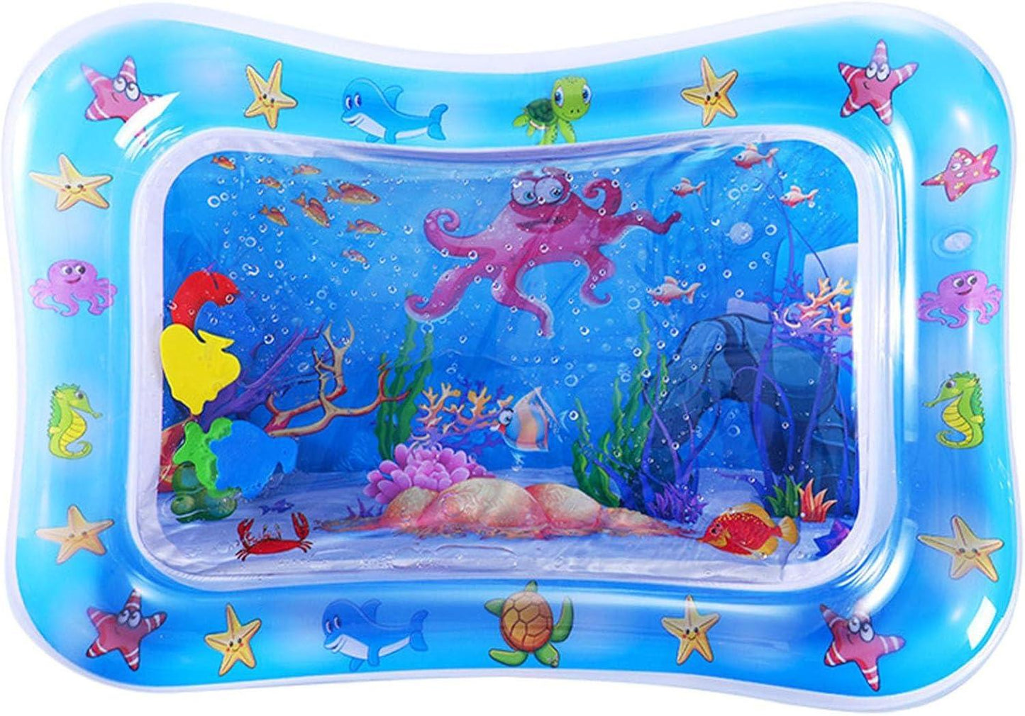 Cat Water Bed | Water Bed for Cats | Cat Sensory Water Mat | Pet Water Sensory Mat | Water Sensory Mat Cat | Dog Water Play Mat | Tummy Time Water Mat with Fish Cat Activity Play Mat