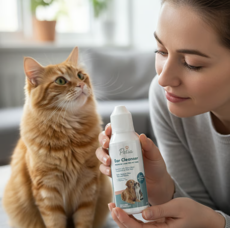 Petia Ear Cleanser – Premium Care for Pet Ears 50ml