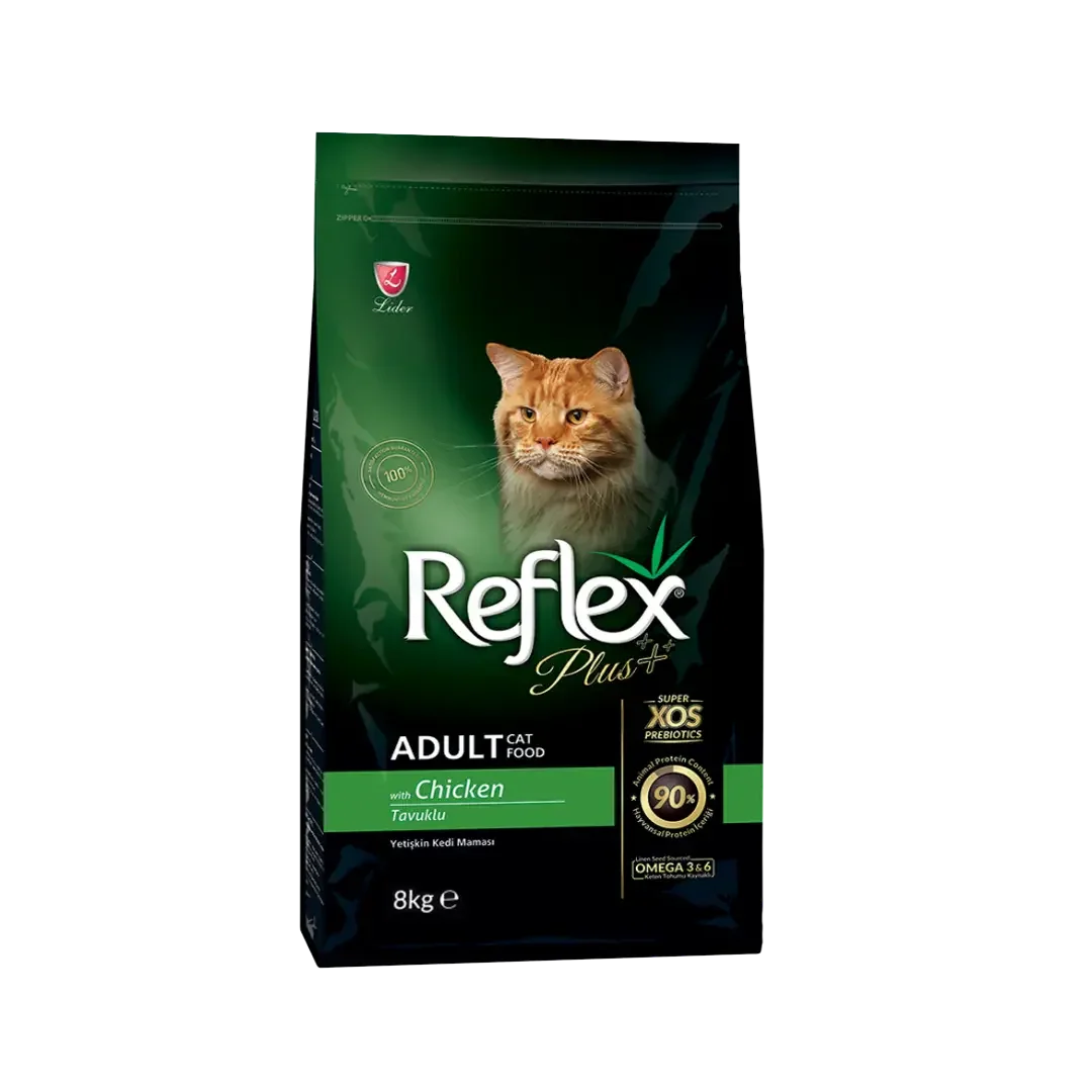Reflex Plus Adult Cat Food Chicken 8kg