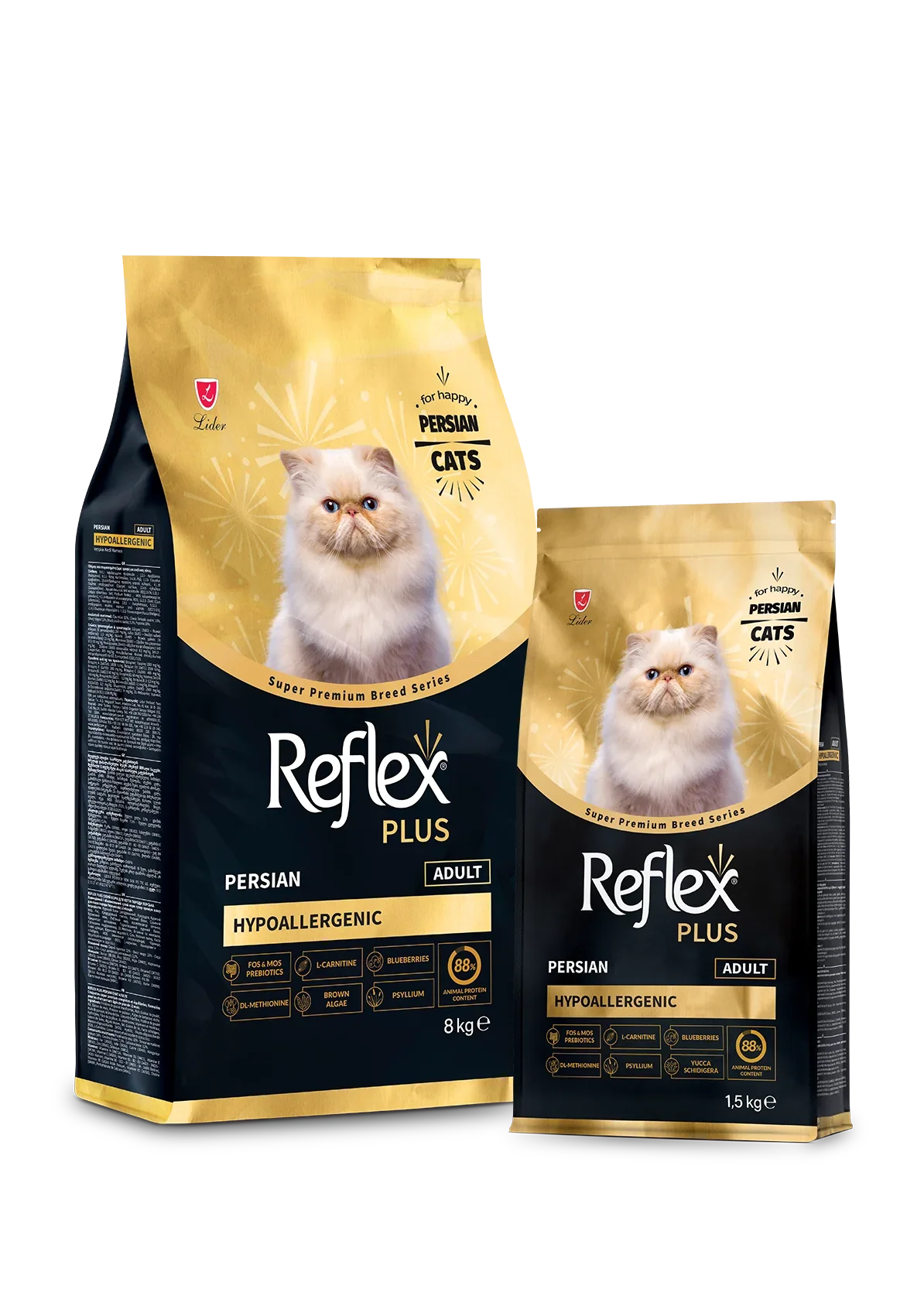 Reflex Plus Hypoallergenic Persian Adult Cat Food 8kg