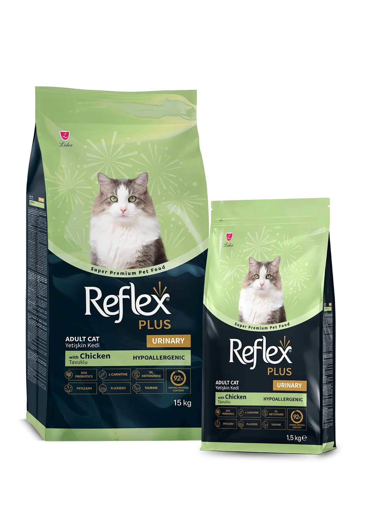 Reflex Plus Urinary Adult Cat Dry Food with Chicken 15kg