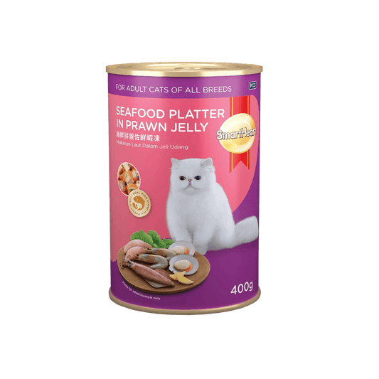 SmartheartAdultCannedFoodSeafoodPlatterinPrawnJelly400g