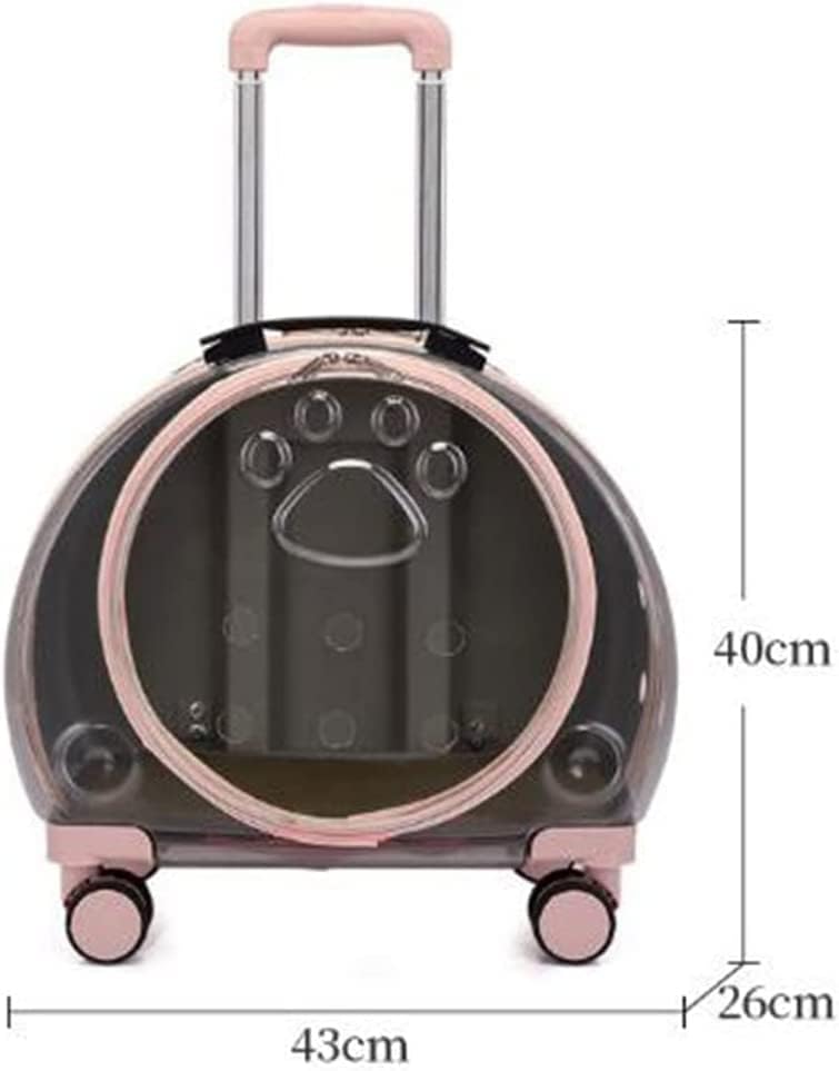 Trolley Case Transparent Bag Air Box Dog Going Out Pet Backpack Portable Bubble Box