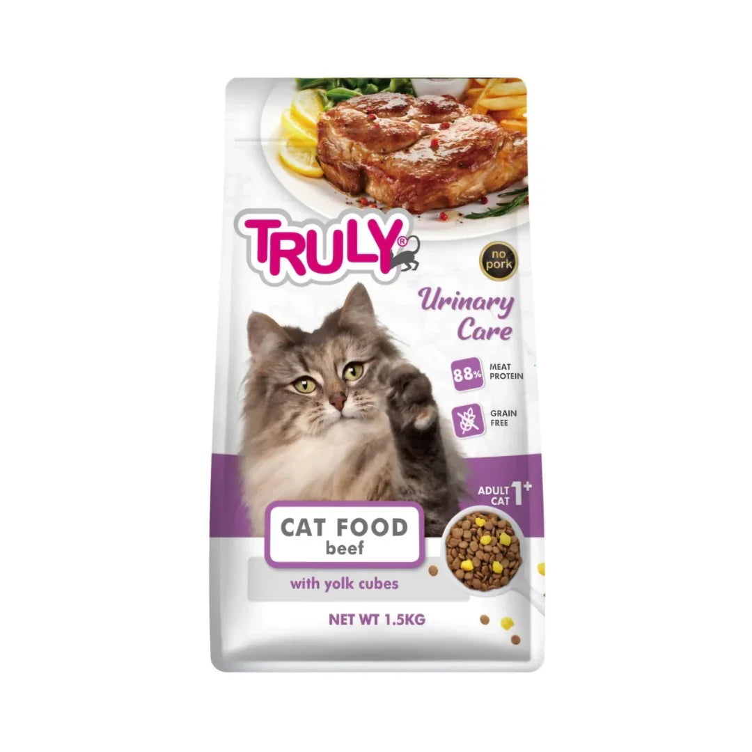Truly Grain Free Super Premium Dry Cat Food Urinary Care Beef 1.5KG