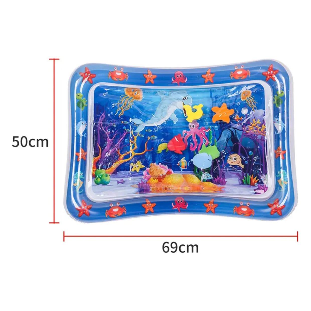 Cat Water Bed | Water Bed for Cats | Cat Sensory Water Mat | Pet Water Sensory Mat | Water Sensory Mat Cat | Dog Water Play Mat | Tummy Time Water Mat with Fish Cat Activity Play Mat