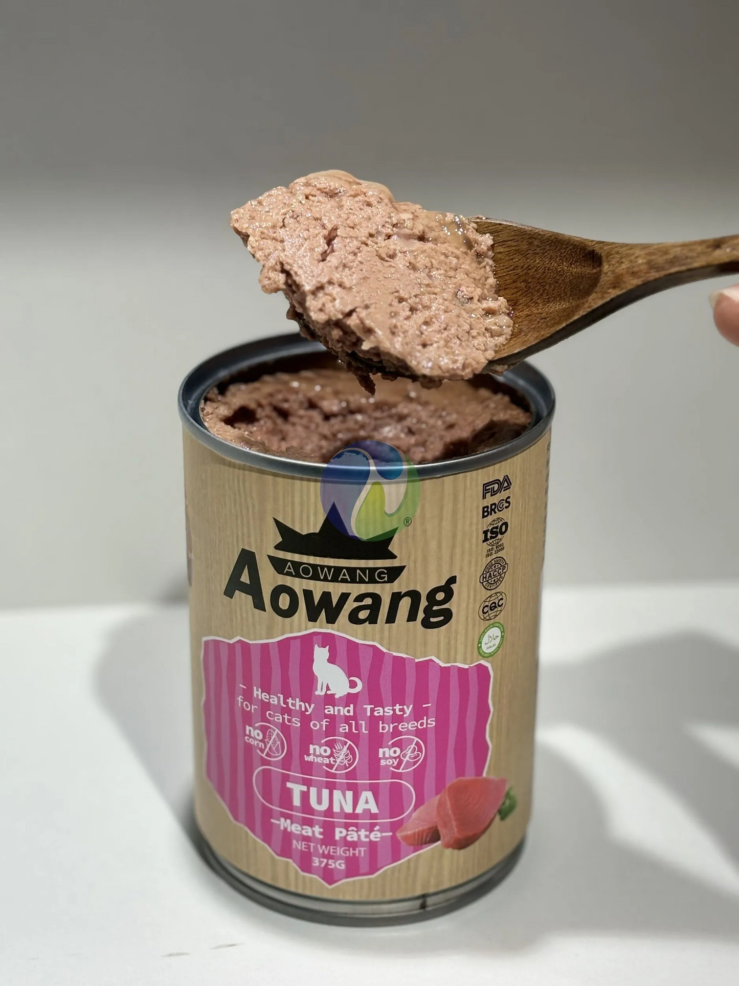 AOWANG Cat Canned Food Tuna  Meat Pate 375g