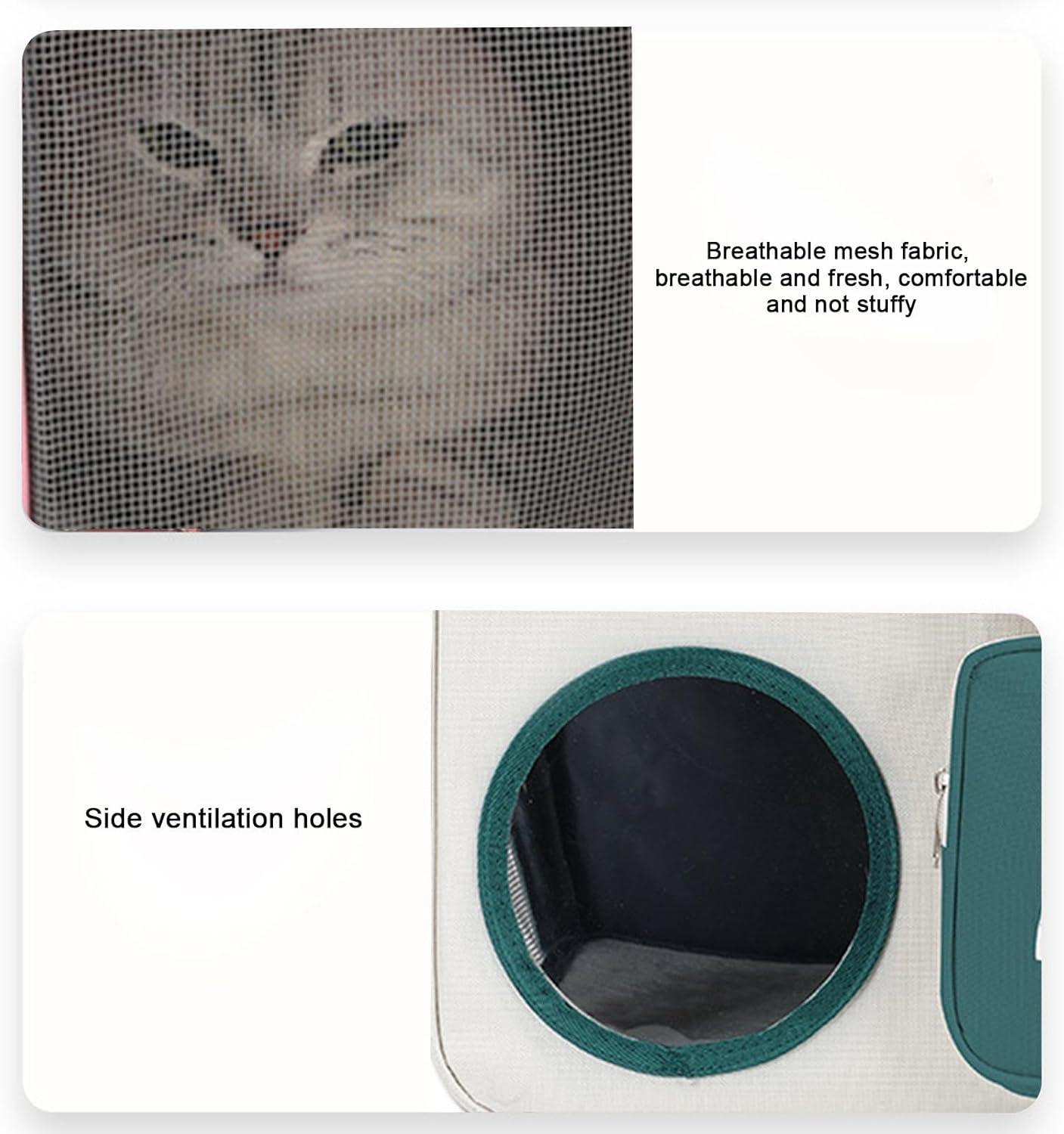 Pet Carriers Kitten Backpack, Pet Backpack Cat Travel Bag, Cute Cat Transport Carrier for Travel, Hiking & Outdoor