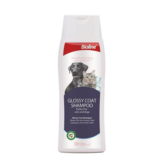 Bioline GLOSSY COAT SHAMPOO for Dogs and Cats 250ml