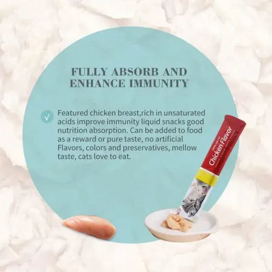 Bioline Cat Treats in Chicken Flavor 15g x 6