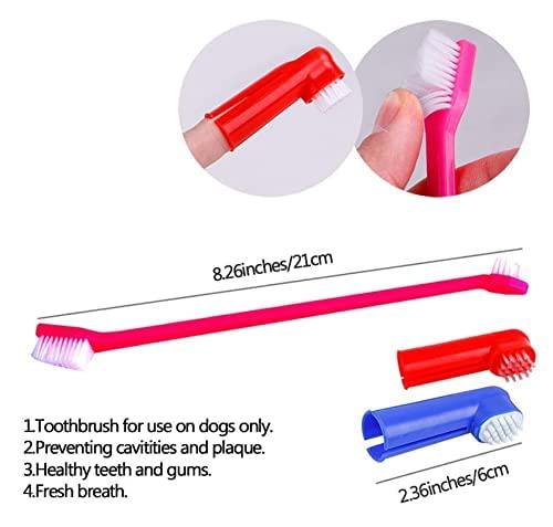 3 Pcs Soft Cleaning Dental Rubber Finger Toothbrush For Dogs (Multicolored), Manual, Adult