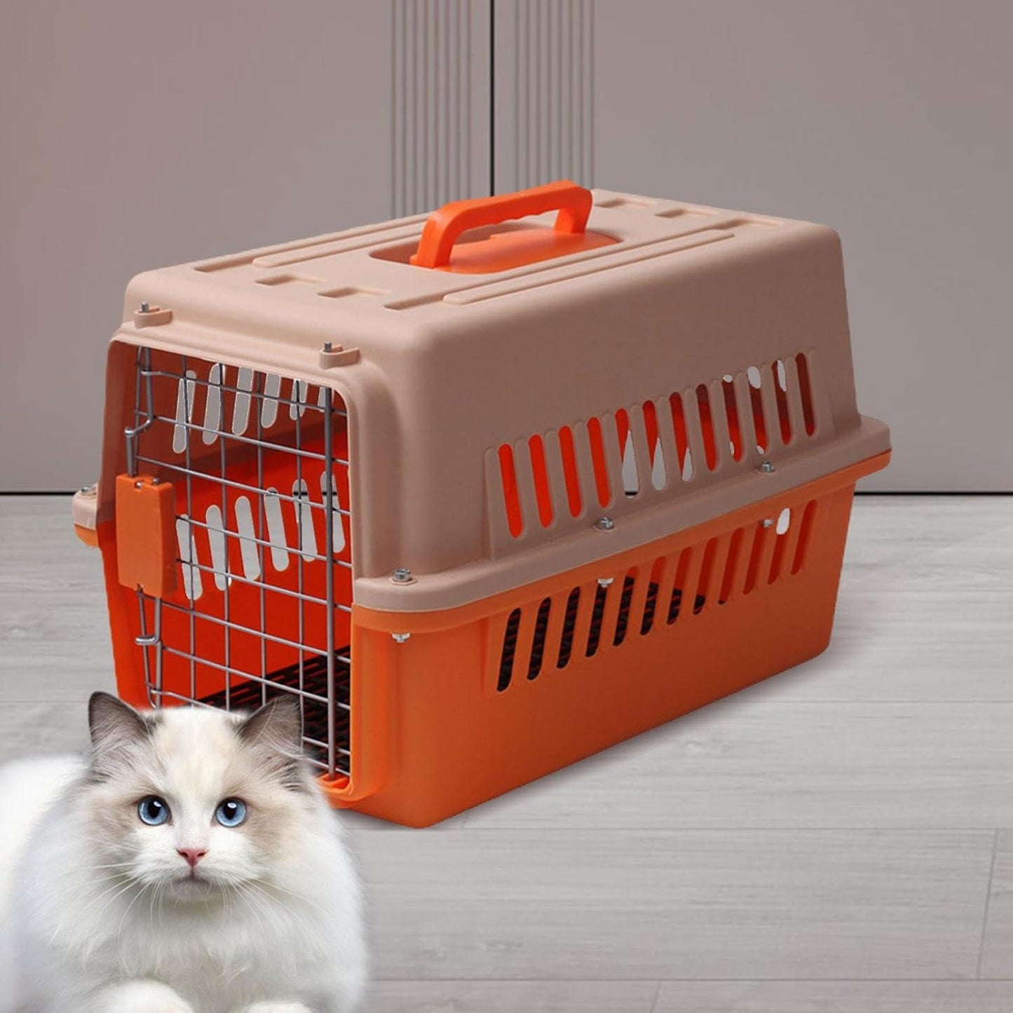 Pet Carrier Airline Cage Dog, Crate, Dog, Medium Dog, Small Dog, Carrying Case, Carry Bag, Carrying Handle, Air Transport Box, Carry Cage