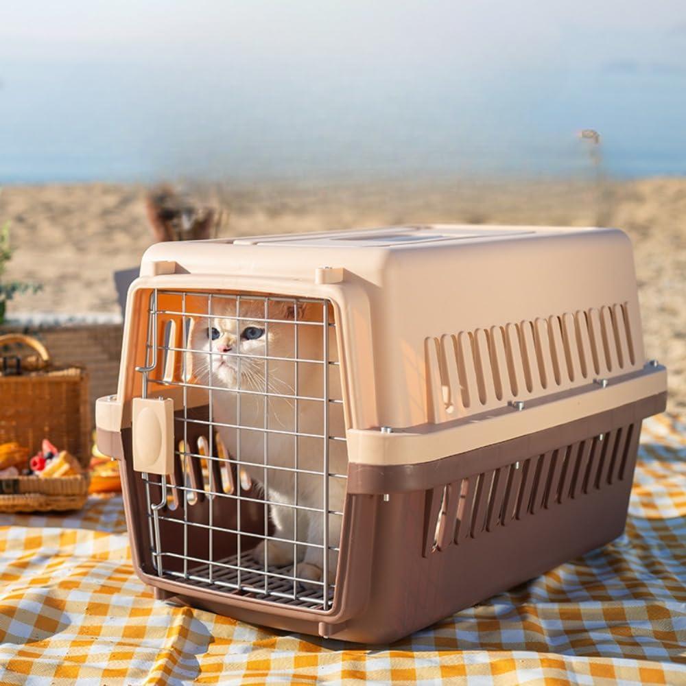 Pet Carrier Airline Cage Dog, Crate, Dog, Medium Dog, Small Dog, Carrying Case, Carry Bag, Carrying Handle, Air Transport Box, Carry Cage