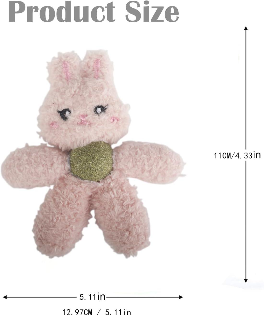 Cat Toy, Cat Toy with Catnip, Realistic and Cute Animal Characters, Multiple Choices Cats, Cat Toy to Relieve Boredom