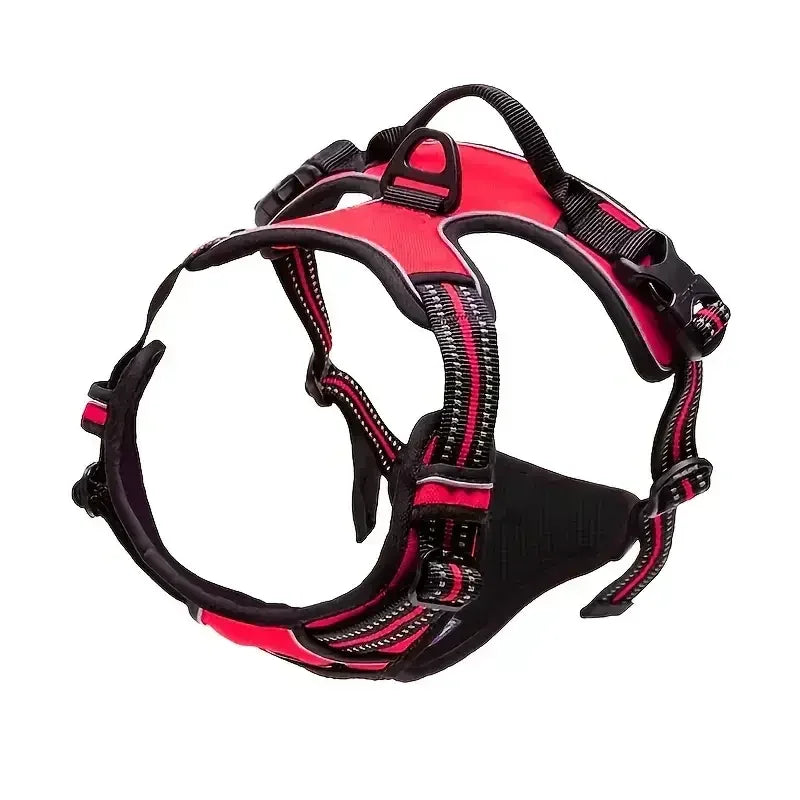 Dog Medium Harness Adjustable No-Pull Dog Harness | with Padded Vest and Dual Leash Clips | Prevents Choking and Provides Comfortable Walking Experience