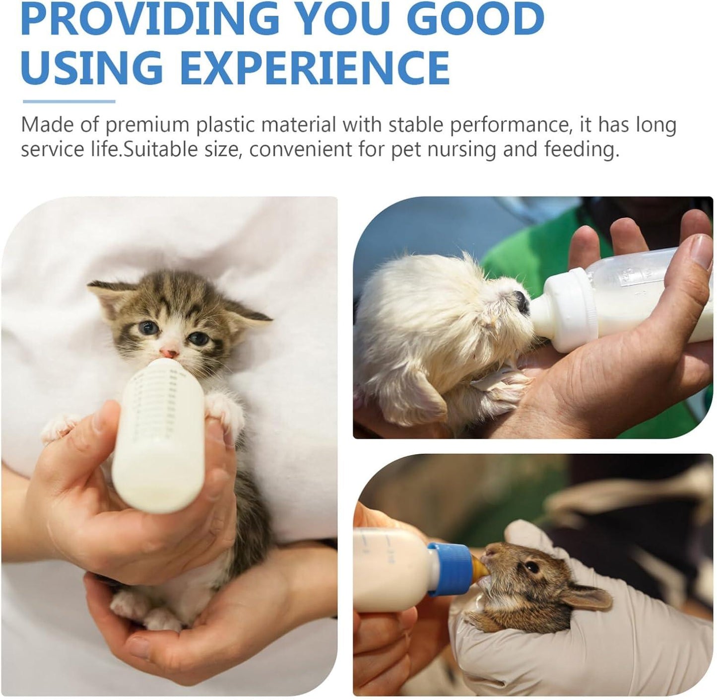 Cat Feeder Puppy for Accessories Feeding Feeders Calf Silica Small Newborn Pets