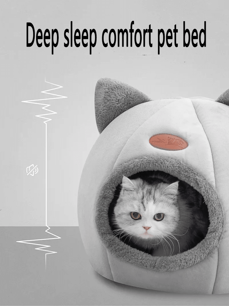 Lovely cat beds, cat nest, soft and comfortable, semi-closed cat nest, kennel, indoor pet supplies for cats House