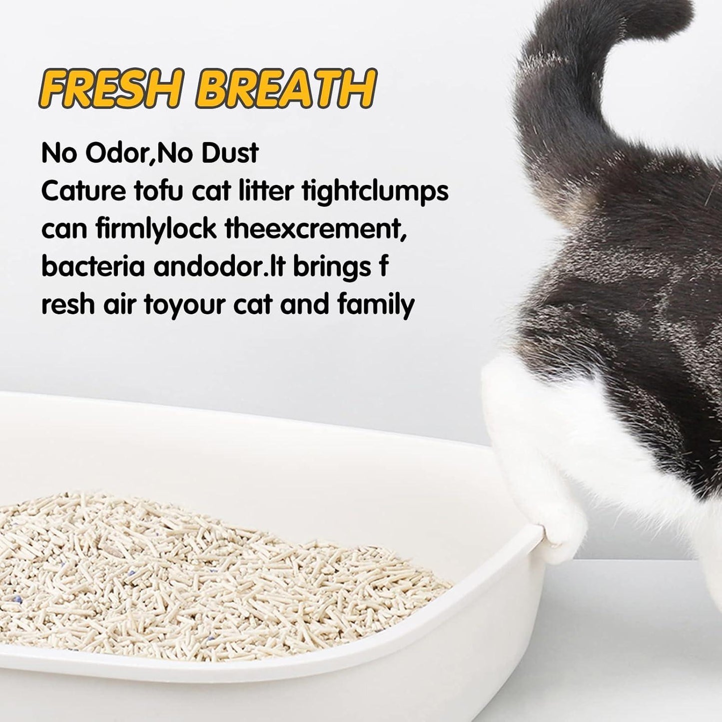 Cature Natural Tofu Mix Clumping Cat Litter Tofu and Bentonite 14L/5.6 kg Boxie Cat Litter