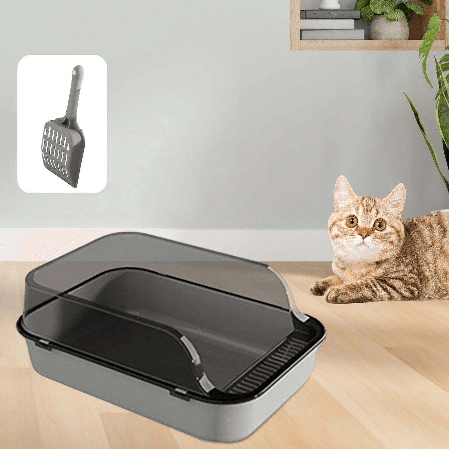 Small Cat Litter Box, Small Cat Toilet Kitten Potty Toilet for Rabbit Kitten Litter Box