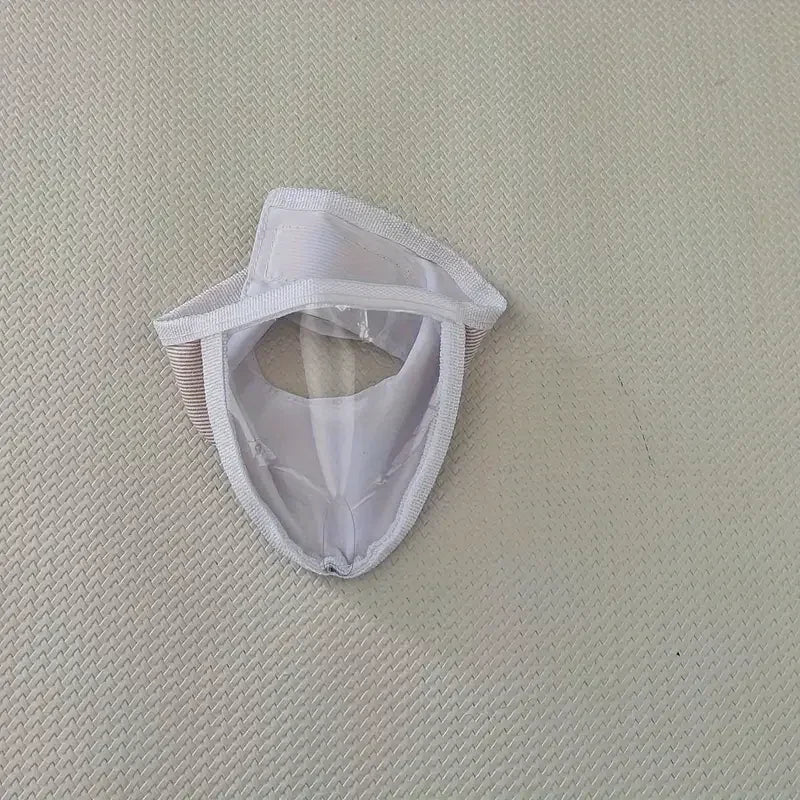 Pet Transparent Mouth Cover, Breathable Cat Grooming Mask, Protective Anti-Licking Anti-Bite Breathable Cat Mask
