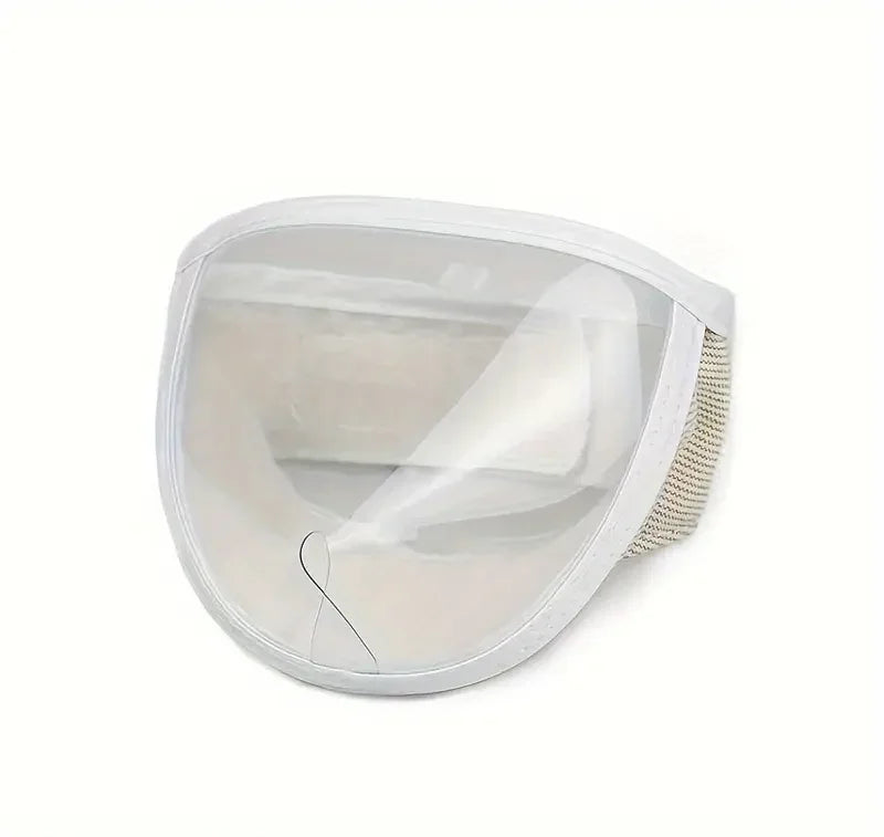 Pet Transparent Mouth Cover, Breathable Cat Grooming Mask, Protective Anti-Licking Anti-Bite Breathable Cat Mask