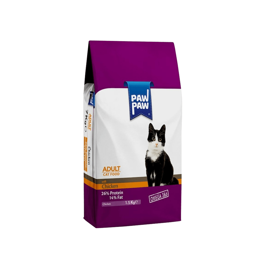 Pawpaw Food with Chicken for Adult Cats 1.5kg