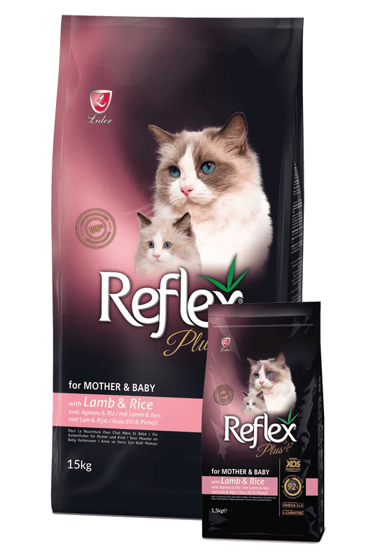Reflex Plus Mother & Baby Adult Cat Food with Lamb & Rice