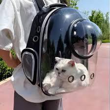 Cat Carrying Bag Space Pet Backpack Breathable Portable Transparent Backpack