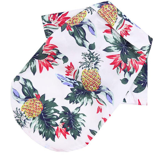 Pet Shirts Fashion Puppy Blouse Breathable Cat and Dog Clothes Pet Coat Adorable Cat and Dog Blouse Color spring and summer four seasons clothes supplies