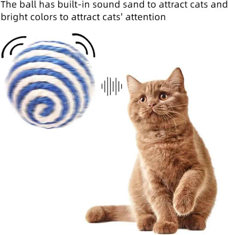 5cm Sisal Rope Cat Ball Natural Sisal Ball Toys For Indoor Cats for Scratching