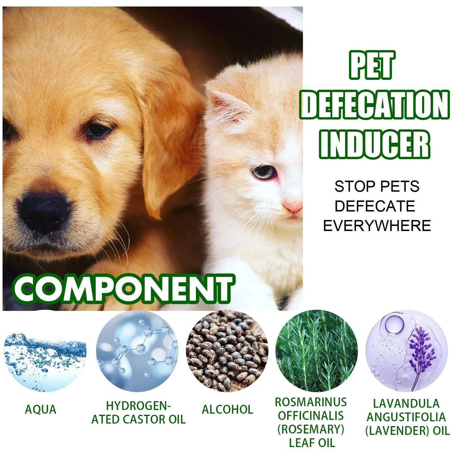 Yegbong 30ml Pet Cat & Dog Toilet Potty Training Spray Defecation and Urination Positioning Inducer