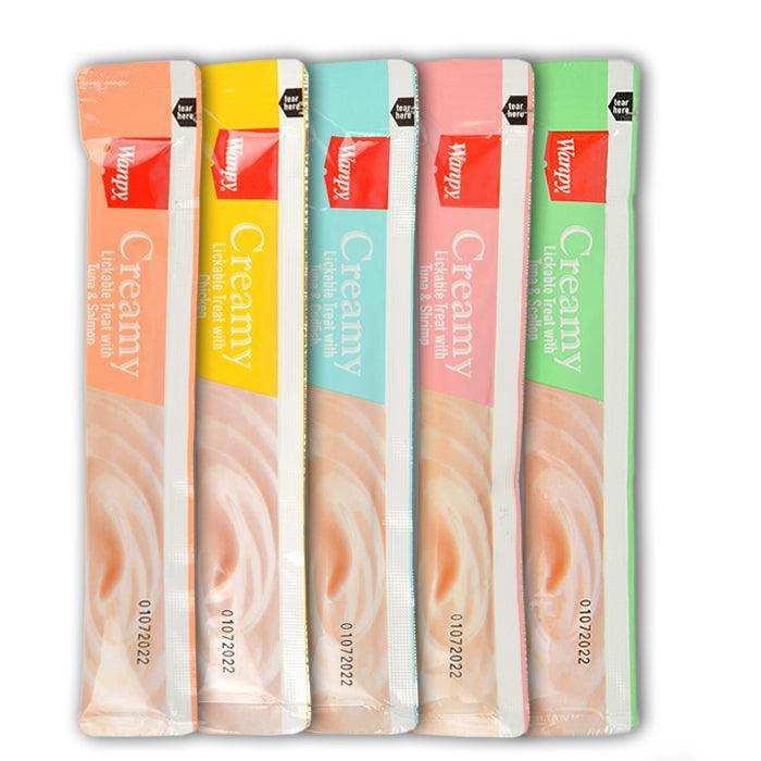 Wanpy Cat Creamy Lickable Treat Assorted Flavour 14GX25 (350gm)
