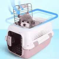 Medium Dog Large Cat Rabbit Pet flight case Boeing fashion durable pet cage portable travel car, check-in suitcase, aircraft air transport box, Pet Kitten Carrier, Parrot Cage