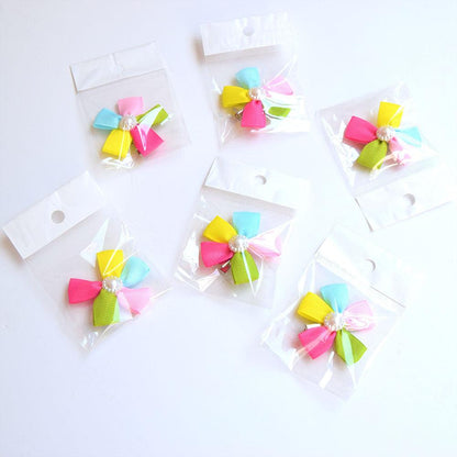 Colorful Maltese hairpins dog cat headdress new Yorkshire Mamaiko supplies pet Hair Clips