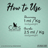 Areion Vet Feli-D (Feli D) Deworming Syrup for Kitten 15ml