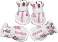 Visland Cat and Dog Shoes Breathable Soft For Hot Pavement -Cat and Dog Shoes With Adjustable Straps,Anti-Slip And Prevent Dog Paw Burns, Suitable For Small Medium Dogs
