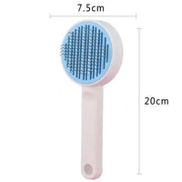 Colourful Pet Grooming Brush pet self-cleaning pin comb pet hair remover
