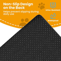Cat Litter Mat Honeycomb Double Layer Cat Litter Trapping Mat, Non-Slip Waterproof Urine Proof Cat Litter Box Mat, Kitten Supplies and Essentials