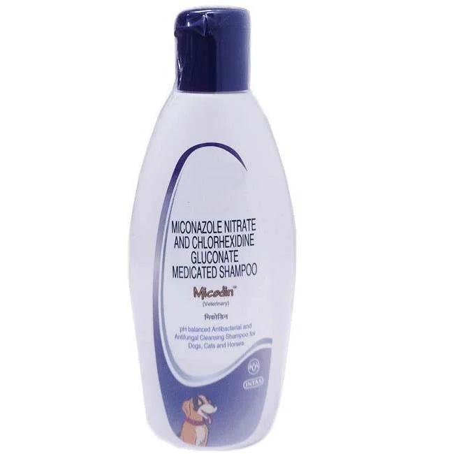 Micodin Medicated Anti Bacterial & Anti Fungal Shampoo for Cats & Dogs 100ml