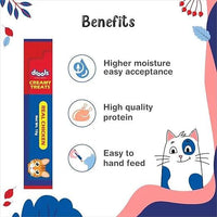 Drools All Life Stages Creamy Cat Treats, Real Chicken, 375 Gm (Pack of 25)