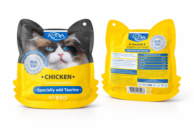AMNA Chicken Meat Pâté Pouch Cat Wet Food 85g